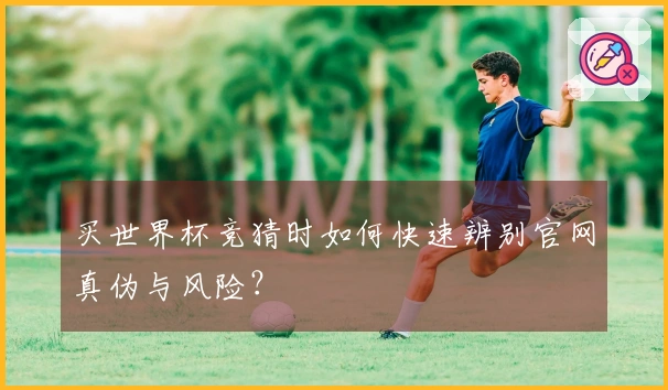 买世界杯竞猜时如何快速辨别官网真伪与风险？